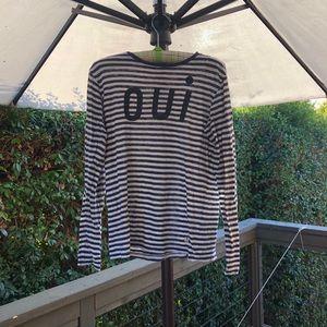 Oui Long sleeve Tee striped